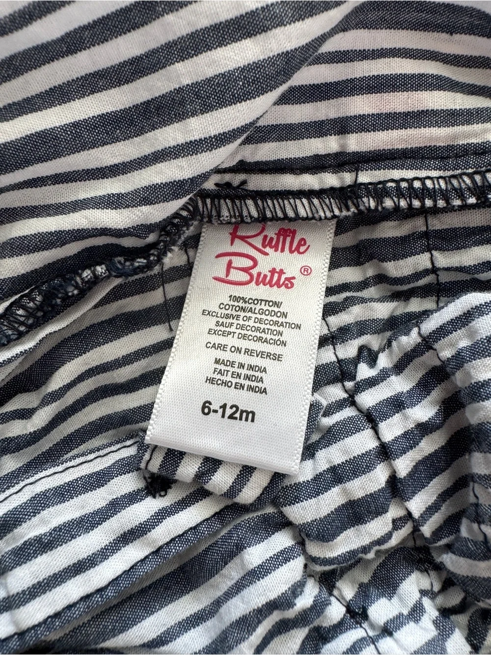 Ruffle Butts adorable navy